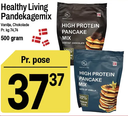 Healthy Living Pandekagemix – produktbillede