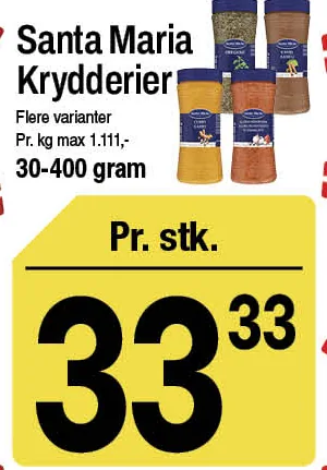 Santa Maria Krydderier – produktbillede