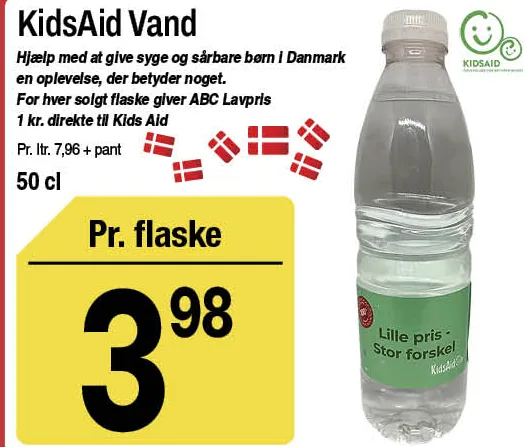 KidsAid Vand – produktbillede