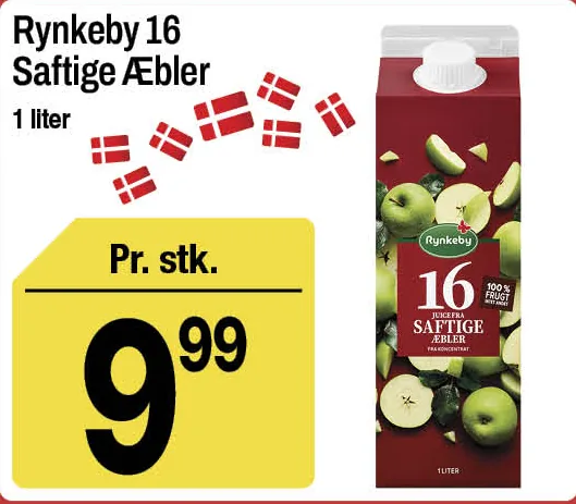 Rynkeby 16 Saftige Æbler – produktbillede