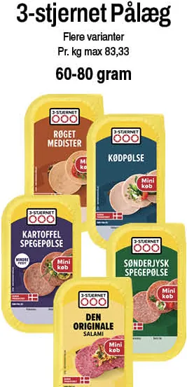 3-stjernet Pålæg – produktbillede
