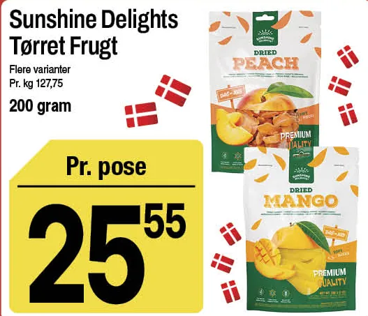 Sunshine Delights Tørret Frugt – produktbillede