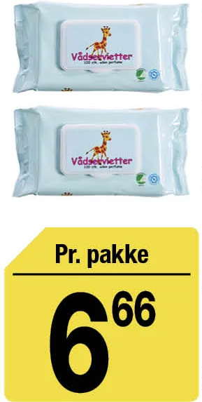 Vådservietter – produktbillede