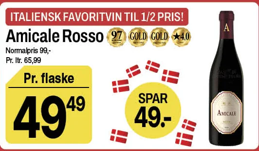 Amicale Rosso – produktbillede