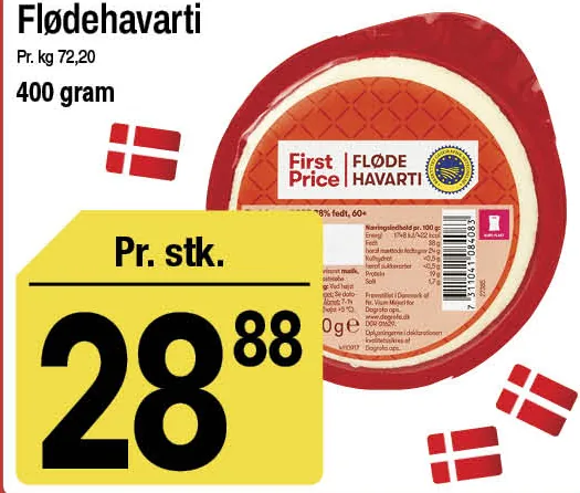 Flødehavarti – produktbillede