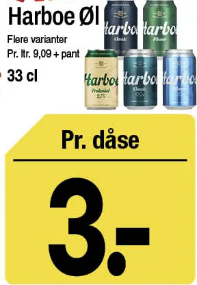 Harboe Øl – produktbillede