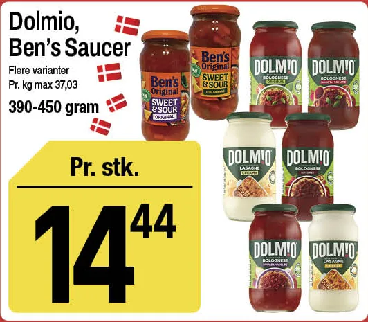 Dolmio, Ben's Saucer – produktbillede