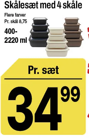 Skålesæt med 4 skåle – produktbillede