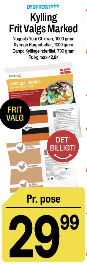 Kylling Frit Valgs Marked – produktbillede