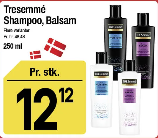 Tresemmé Shampoo, Balsam – produktbillede