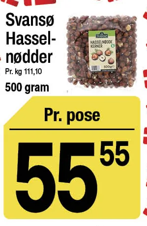 Svansø Hasselnødder – produktbillede