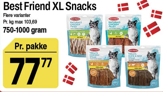 Best Friend XL Snacks – produktbillede