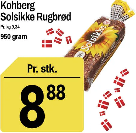 Kohberg Solsikke Rugbrød – produktbillede