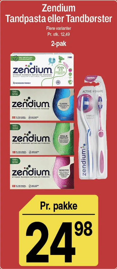 Zendium Tandpasta eller Tandbørster