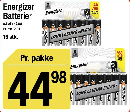 Energizer Batterier