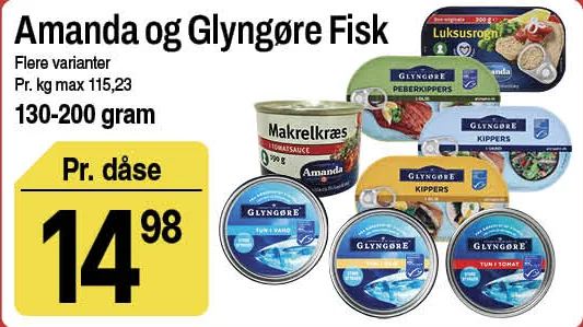 Amanda og Glyngøre Fisk