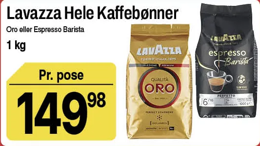 Lavazza Hele Kaffebønner