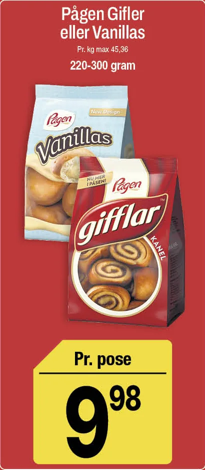 Pågen Gifler eller Vanillas