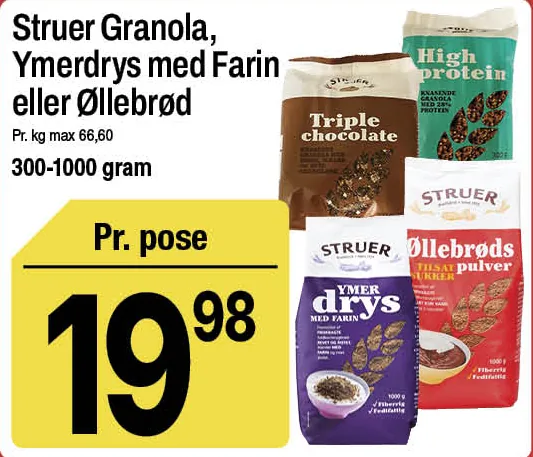 Struer Granola, Ymerdrys med Farin eller Øllebrød