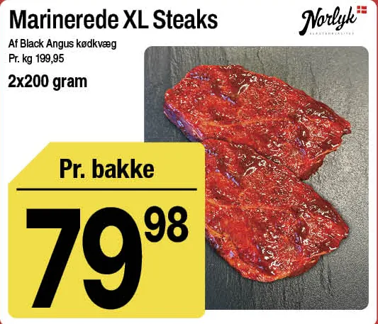 Marinerede XL Steaks