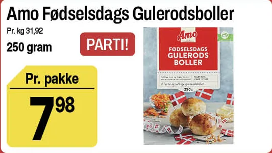 Amo Fødselsdags Gulerodsboller