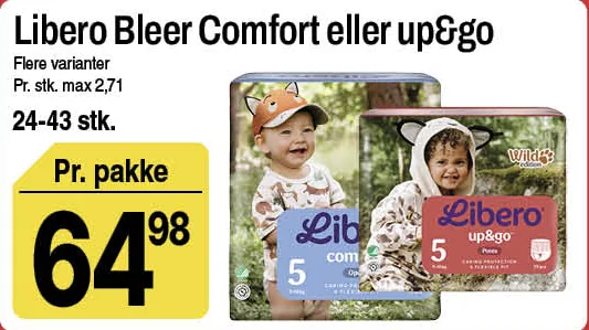 Libero Bleer Comfort eller up&go