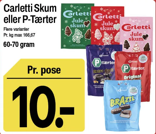 Carletti Skum eller P-Tærter