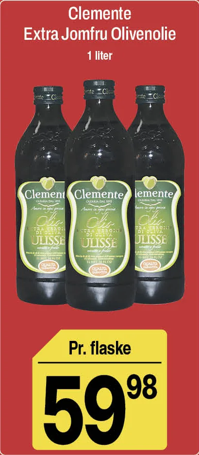 Clemente Extra Jomfru Olivenolie