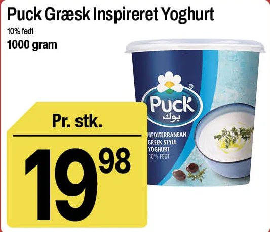 Puck Græsk Inspireret Yoghurt