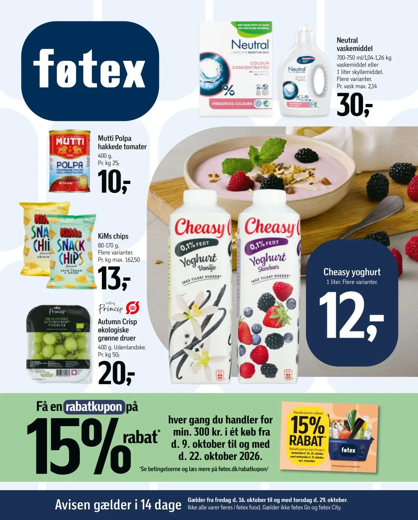 Føtex tilbudsavis, side 1