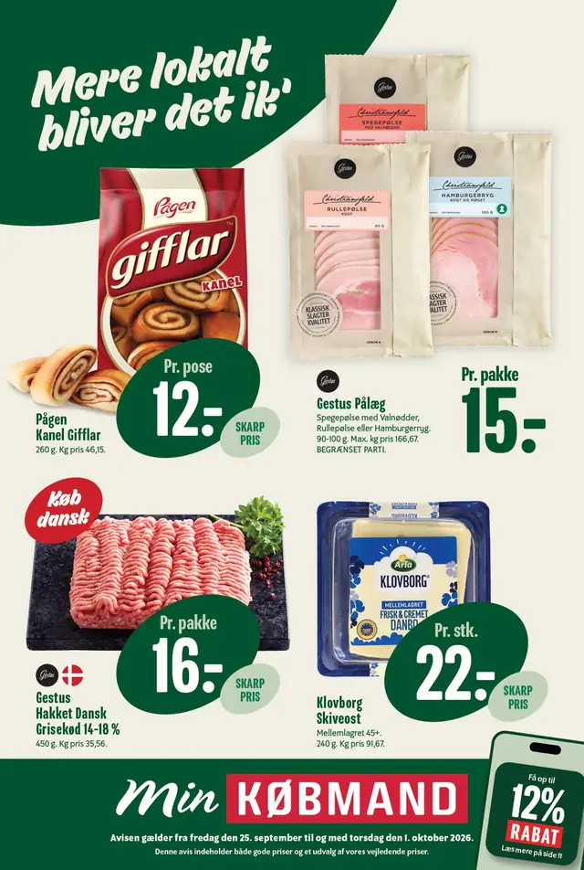 Min Købmand tilbudsavis