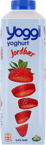 YOGGI YOGHURT JORDBÆR 1,4%