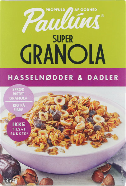 PAUL GRANOLA DADLER-HASSELNØD 350 G
