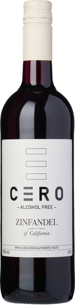 CERO ZINFANDEL RØD USA 75 CL 0,0%