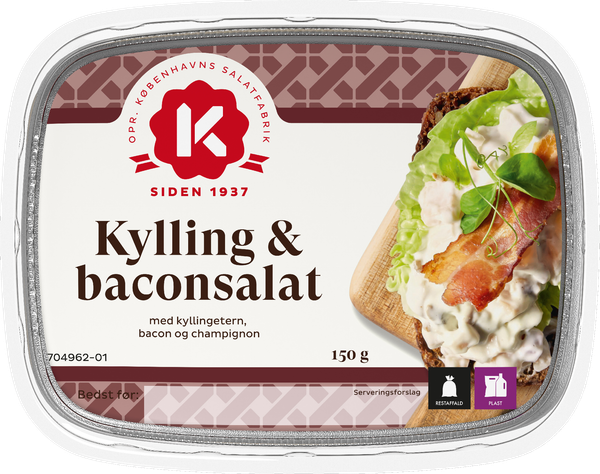 K-SALAT KYLLING M/BACON