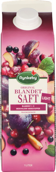 RYNKEBY BL. BÆR LIGHT CORDIAL 1 L /