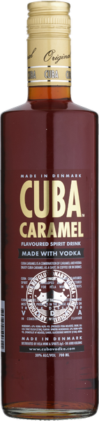 CUBA CARAMEL VODKA 70 CL 30%