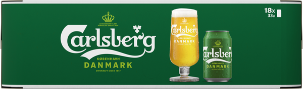 CARLSBERG PILSNER 18 X 33 CL DS 4,6%