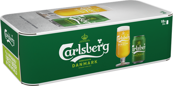 CARLSBERG PILSNER 18 X 33 CL DS 4,6%