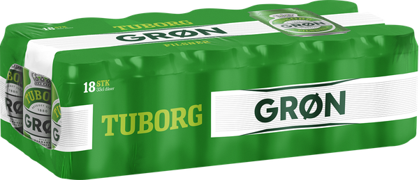 TUBORG GRØN 18X33 CL DS 4,6%