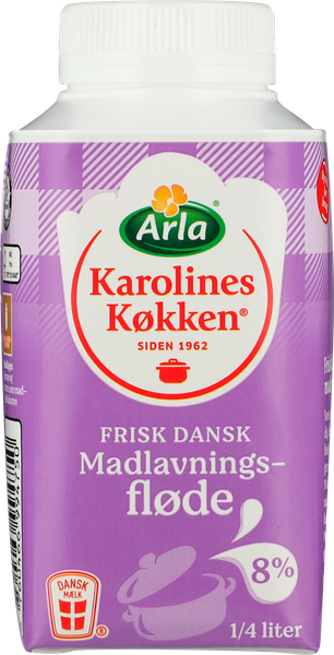KK MADLAVNINGSFLØDE 8% 250 ML