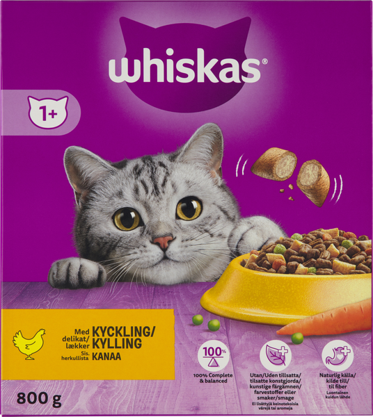 WHISKAS ADULT CHICKEN – produktbillede