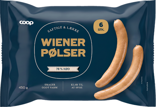 COOP WIENERPØLSER 450 G