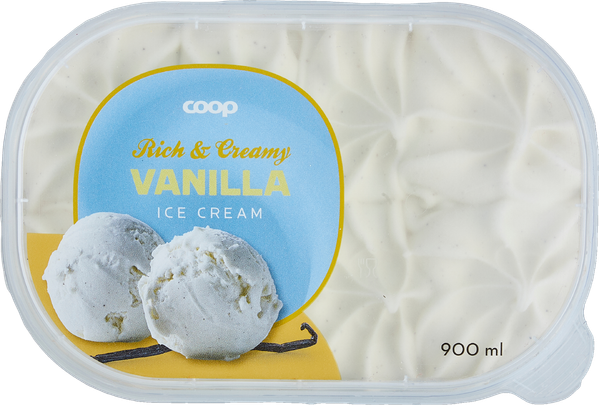 COOP VANILJE IS 900 ML
