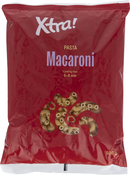 XTRA MACARONI 50% DURUM/SOFT 500 G