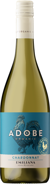 ØKO ADOBE CHARDONNAY CHILE 75 CL 13,5% – produktbillede