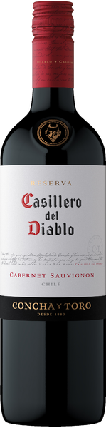 CASILLERO DIABLO CAB SAUV CL 75 CL 13,5%