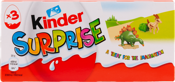 FERRERO KINDER SURPRISE ÆG 60 G/3-PAK