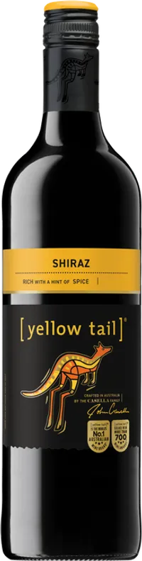 YELLOW TAIL SHIRAZ AU 75 CL 13,5% – produktbillede