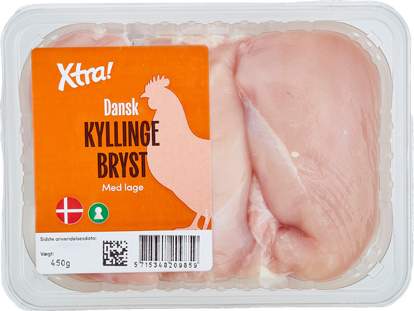 XTRA BRYSTFILET TILSAT LAGE 450 G – produktbillede